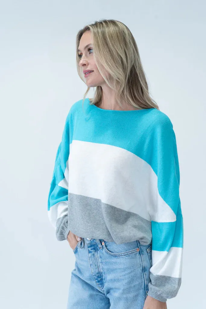 Six Fifty Color Block Georgia Sweater