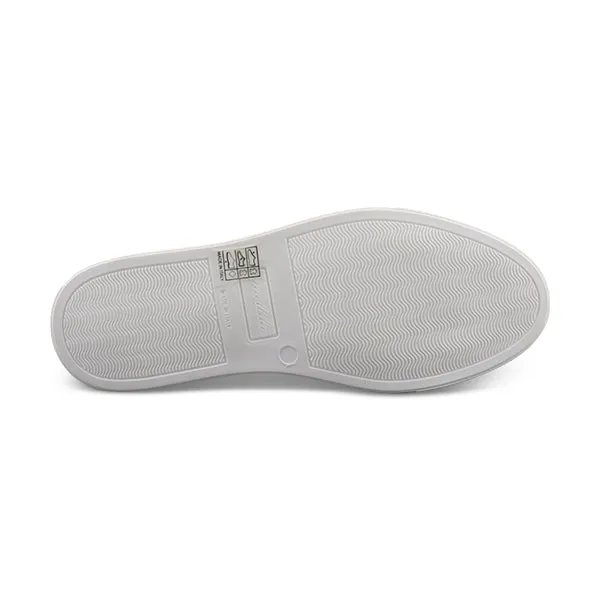 Sneakers blu in pelle