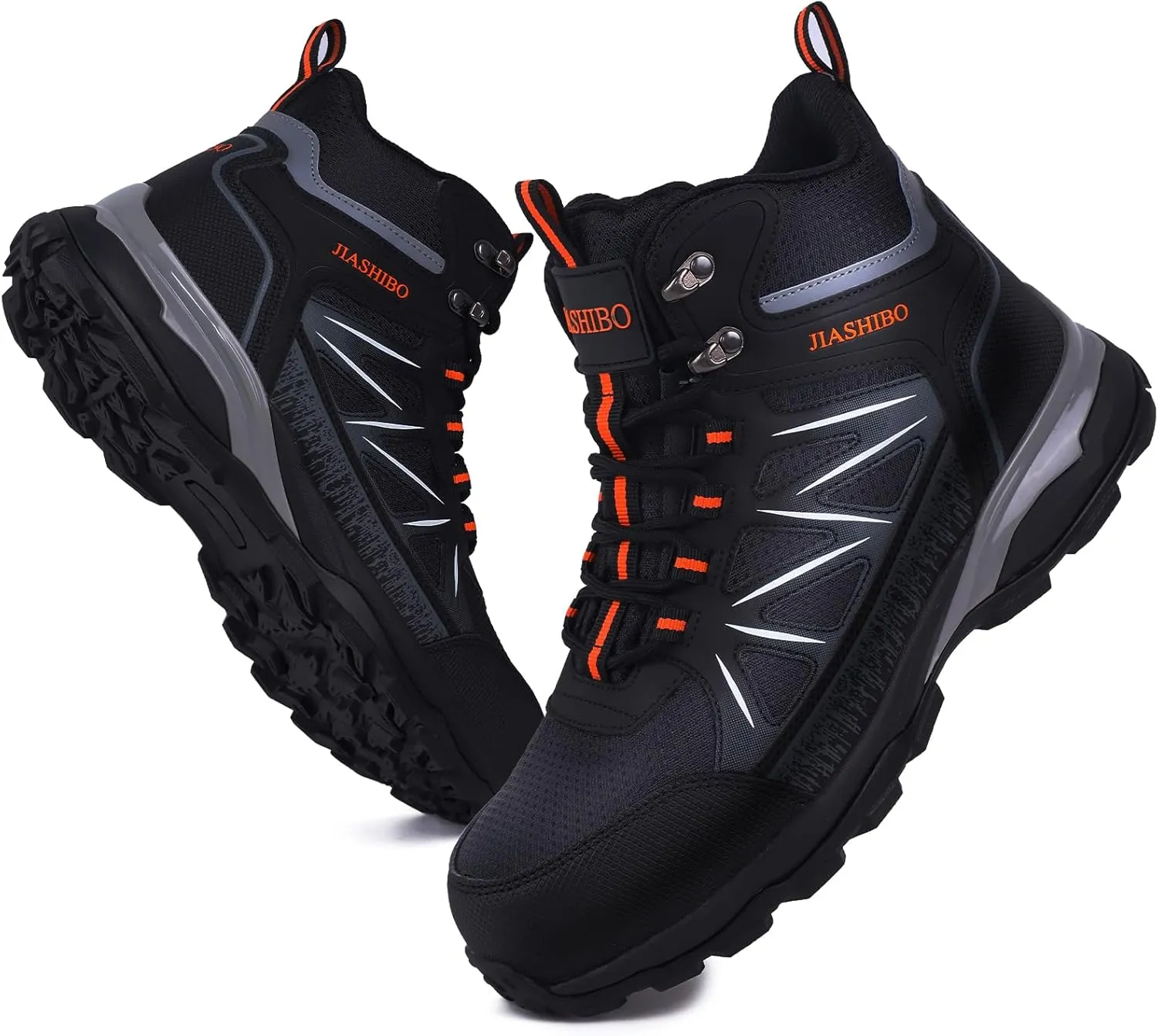 Steel Toe Work Boots for Men Non Slip Puncture Proof Safety Work Shoes for Men with Indestructible Construction Comfortable Perfect for Outdoor Work, Hiking, Construction