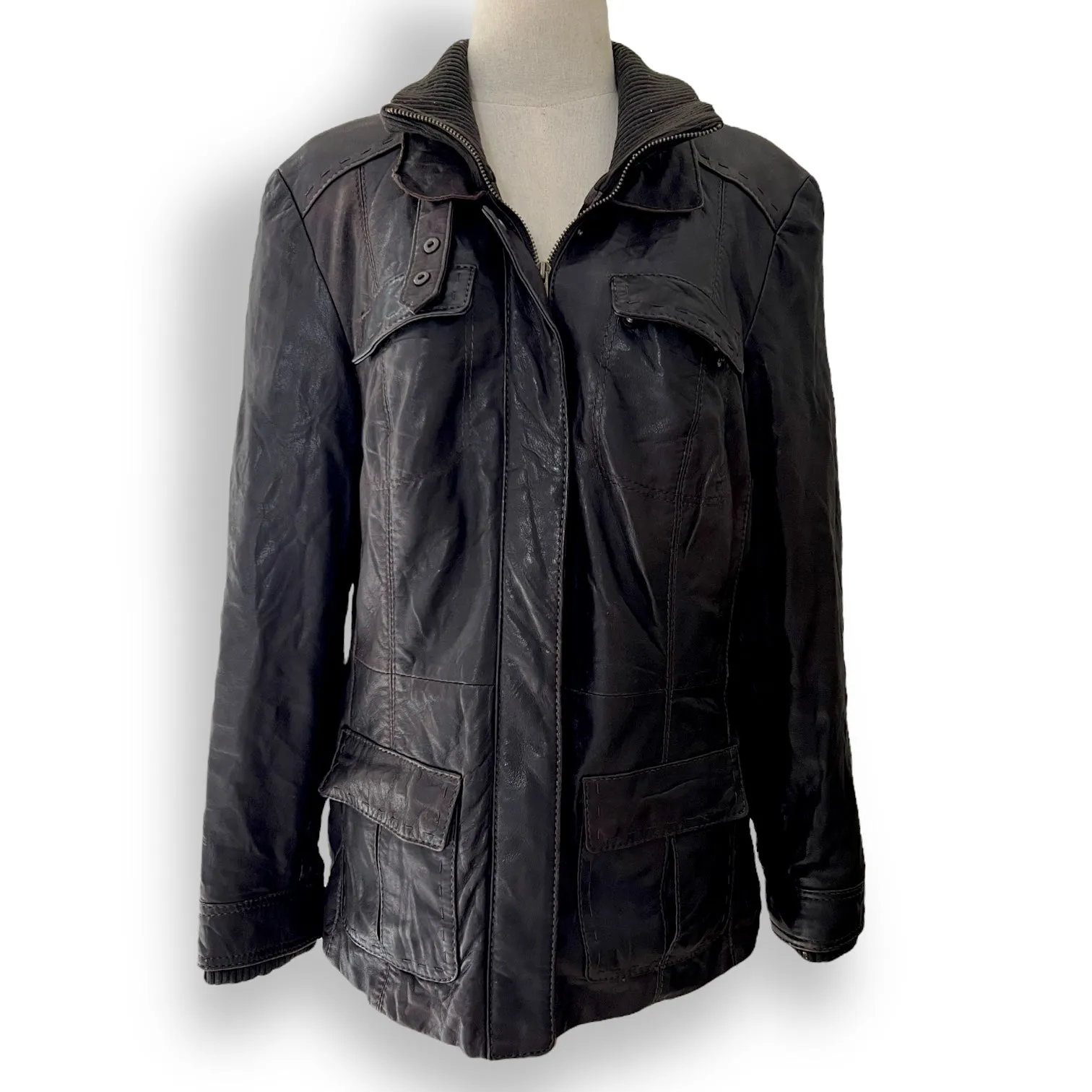 Strong and Sturdy Suede Leather Jacket