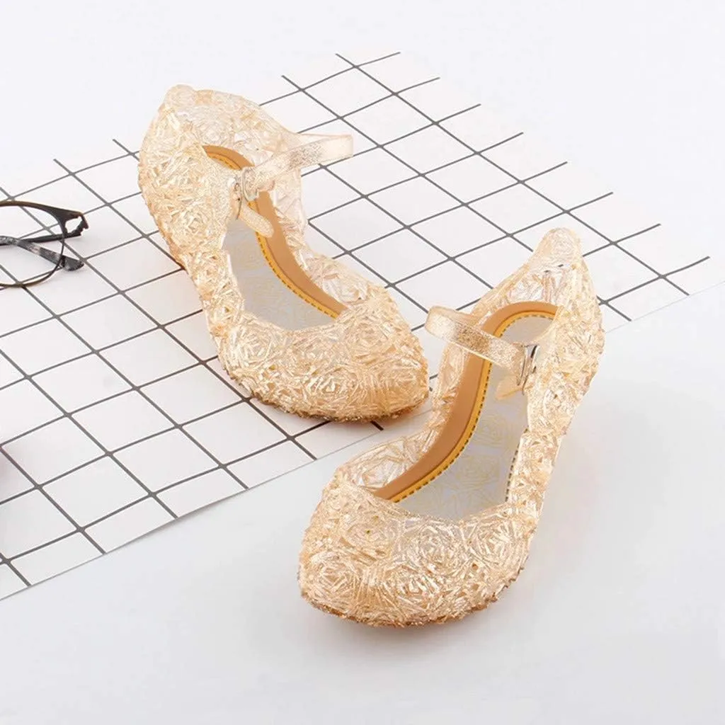 Toddler Dress Shoes,Kids Girls Sandals Wedge Cosplay Party Princess Shoes Infant Baby Shoes Kawaii Shoes