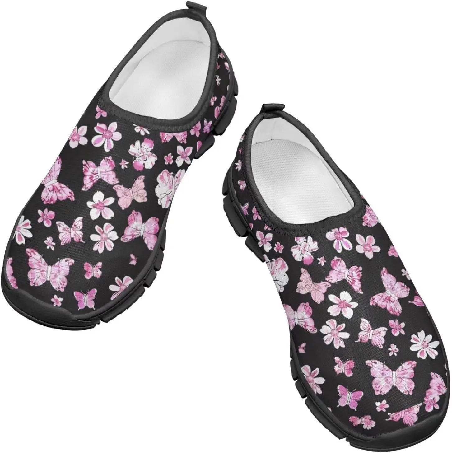 TODIYADDU Graphic Girls Sneakers Kids Breathable Mesh Shoes Lightweight Casual Tennis Running/Hiking/Walking Athletic Sneaker