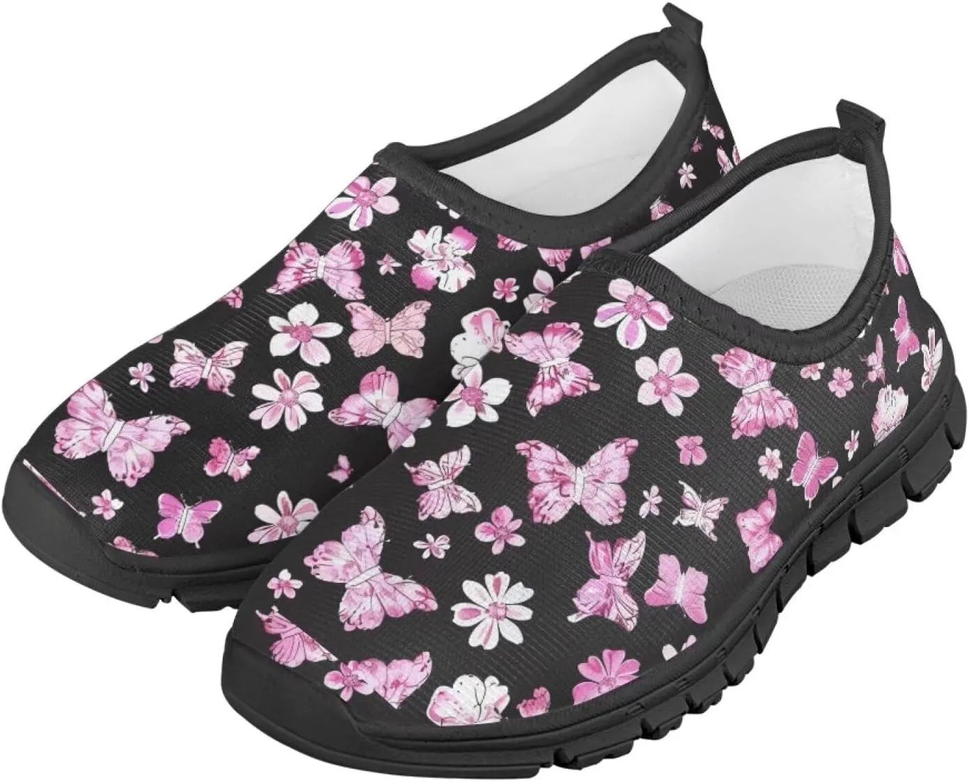TODIYADDU Graphic Girls Sneakers Kids Breathable Mesh Shoes Lightweight Casual Tennis Running/Hiking/Walking Athletic Sneaker