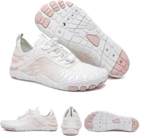 Unisex Trail Barefoot Running Shoes, Hiking Waterproof Trail Knit Trainers Fitness Fivefinger Toe Shoes for Women Men
