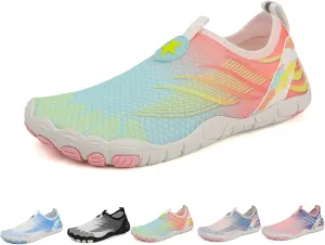 Unisex Trail Barefoot Running Shoes, Hiking Waterproof Trail Knit Trainers Fitness Fivefinger Toe Shoes for Women Men