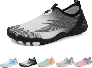 Unisex Trail Barefoot Running Shoes, Hiking Waterproof Trail Knit Trainers Fitness Fivefinger Toe Shoes for Women Men