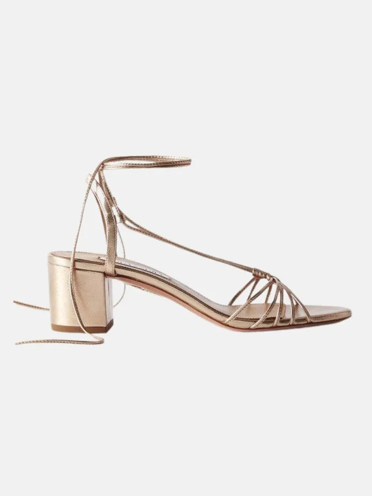 Whisper 50 Metallic Leather Sandals