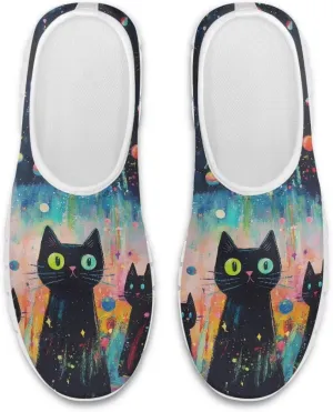 Women's Animal Sneaker Soft Casual Low-Top Breathable Shoes Hands Free Slip On Non-Slip Tennis Sneaker for Ladies US 5.5-11.5
