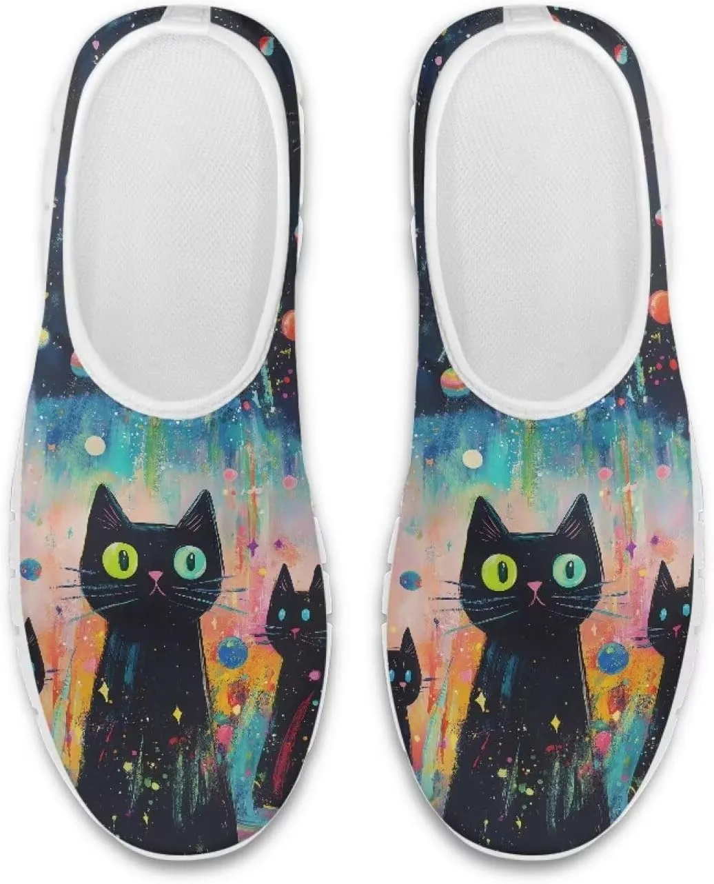 Women's Animal Sneaker Soft Casual Low-Top Breathable Shoes Hands Free Slip On Non-Slip Tennis Sneaker for Ladies US 5.5-11.5