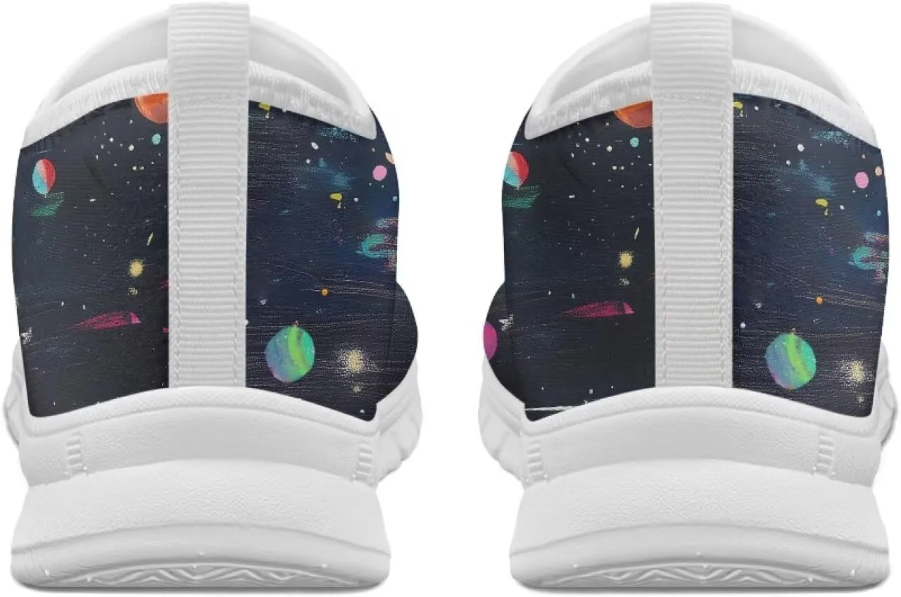 Women's Animal Sneaker Soft Casual Low-Top Breathable Shoes Hands Free Slip On Non-Slip Tennis Sneaker for Ladies US 5.5-11.5