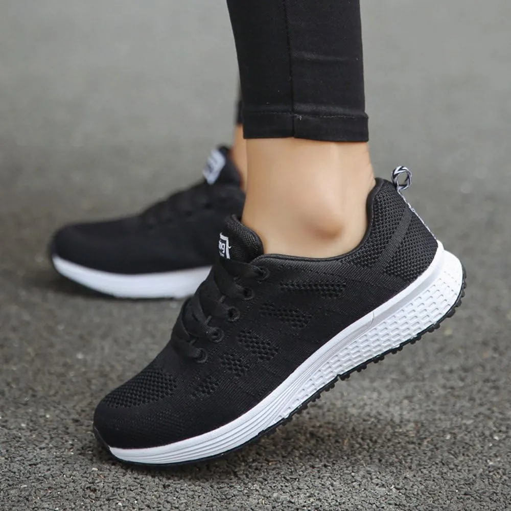 Womens Fashion Walking Running Shoes Breathable Mesh Mens Running Shoes Walking Women's Casual Shoes Brown Sneakers Waterproof Tennis Shoe Trainers Shoe