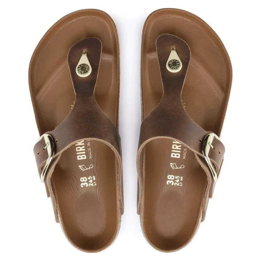 Women's Gizeh Big Buckle Oiled Leather Sandal