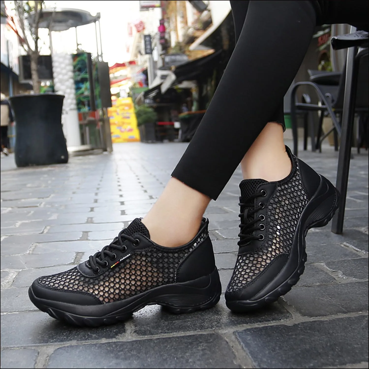 Womens Running Shoes Slip-on Walking Tennis Sneakers Lightweight Breathable Casual Soft Sole Mesh Workout Sports Shoes