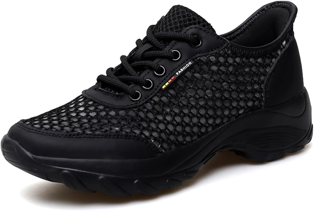 Womens Running Shoes Slip-on Walking Tennis Sneakers Lightweight Breathable Casual Soft Sole Mesh Workout Sports Shoes