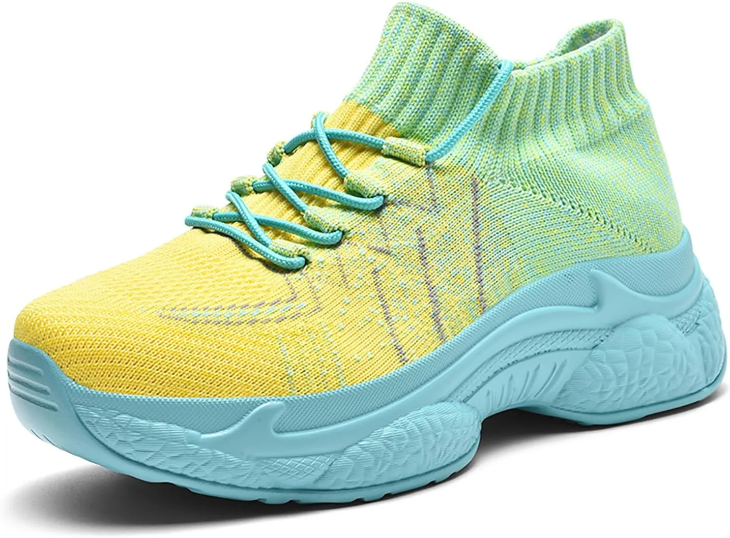 Womens Running Shoes Slip-on Walking Tennis Sneakers Lightweight Breathable Casual Soft Sole Mesh Workout Sports Shoes