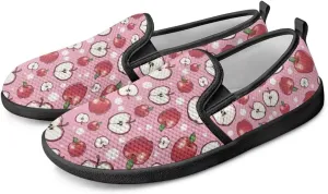 Women's Slip On Flat Sneakers Casual Loafers Mesh Art Pattern Comfort Soft Walking Shoes for Women Daily Travel Shoes US Size 6-11