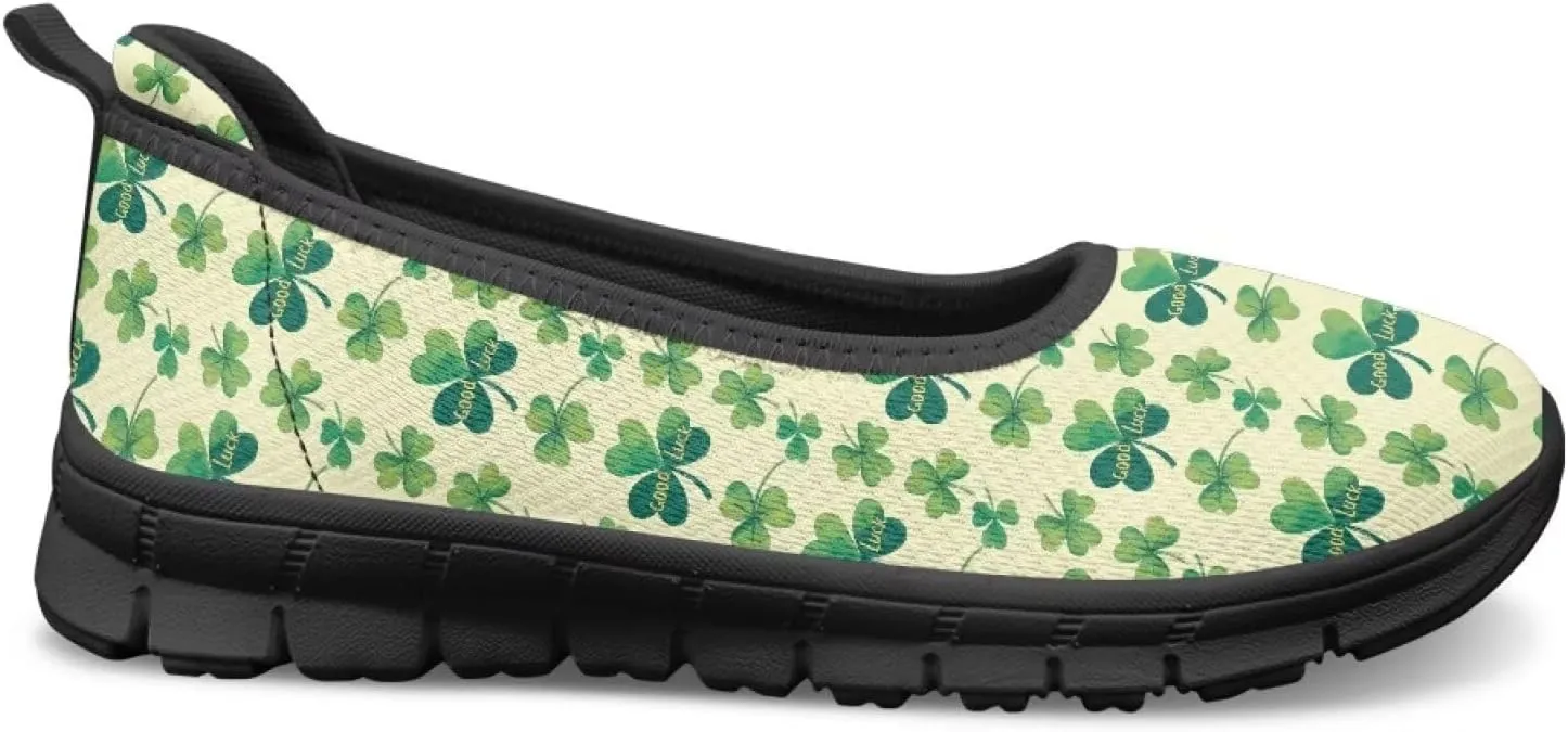 Women's Slip On Walking Sneakers Casual Fashion Flying Mesh Loafers Lightweight Dress Shoes Non-Slip Cozy Exercise Flat Shoes US Size 6-11