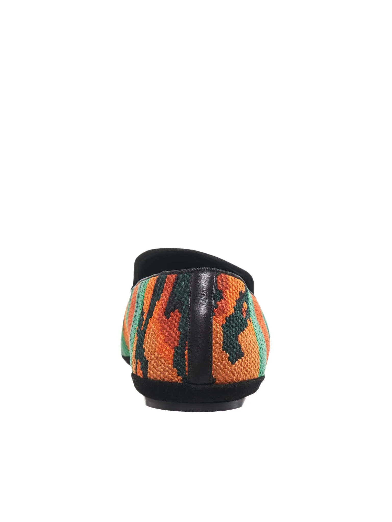 Woven Loafer (453-29-594-ORANGE-GREEN)
