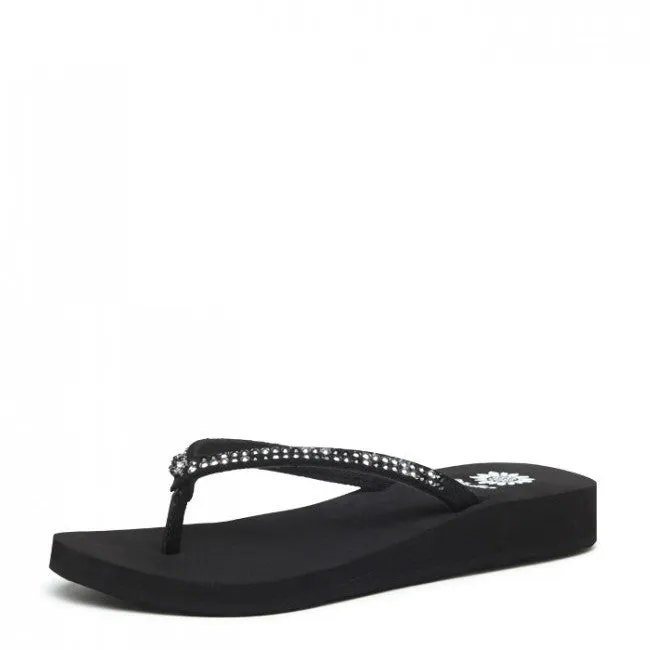 Yellow Box Girl's Jello II Sandal - Black/Pewter 25819
