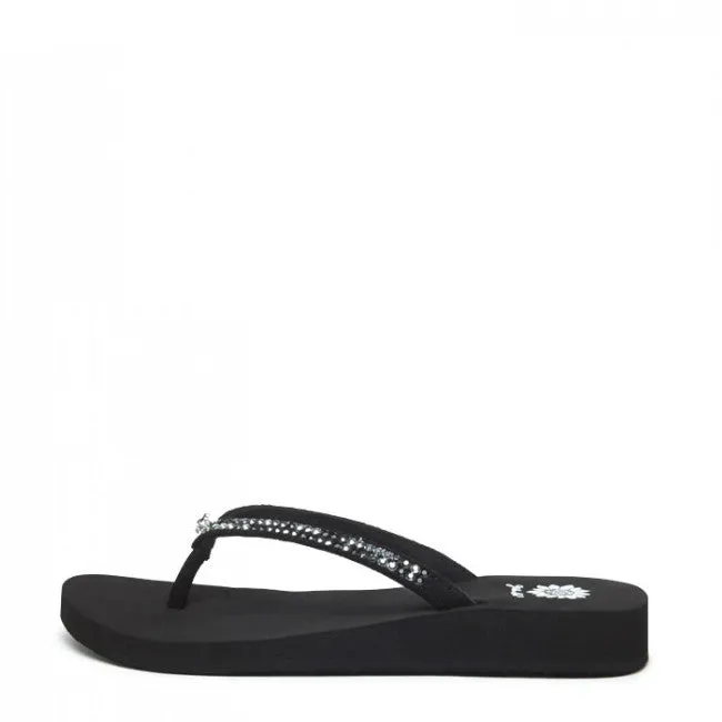 Yellow Box Girl's Jello II Sandal - Black/Pewter 25819