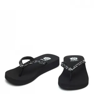 Yellow Box Girl's Jello II Sandal - Black/Pewter 25819
