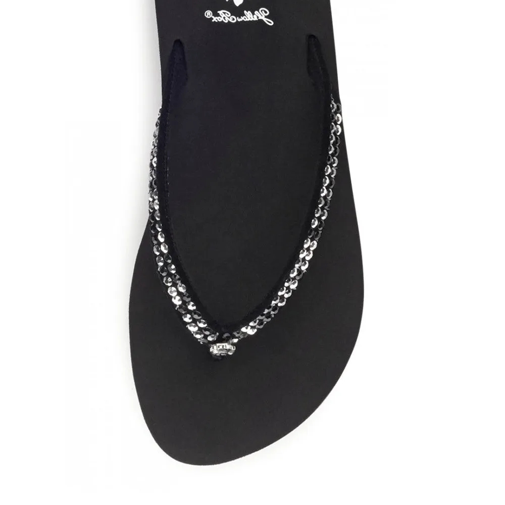 Yellow Box Girl's Jello II Sandal - Black/Pewter 25819